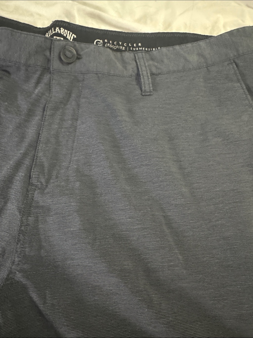 Billabong Men’s Blue Flat-Front Performance Shorts - Picture 3 of 7